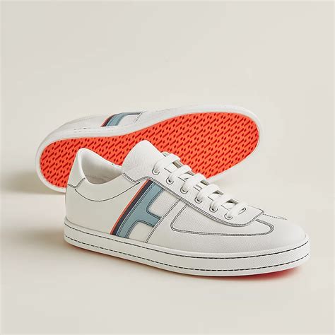 hermes bouncing sneakers white|Hermes boomerang sneaker.